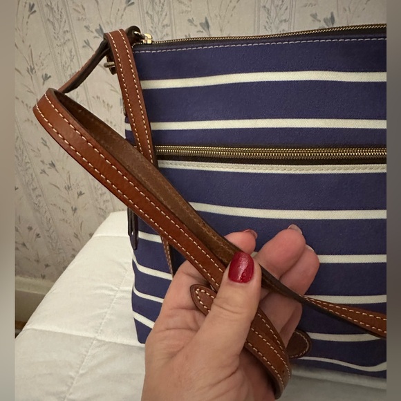 Dooney & Bourke Striped Canvas Crossbody - Picture 4 of 16